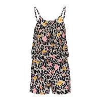 Geisha Meisjes jumpsuit - Groen luipaard - thumbnail