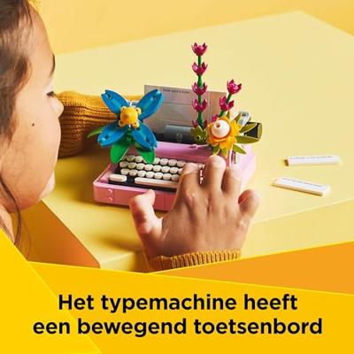 LEGO Creator 31169 3-in-1 Flower Typemachine - Spel voor meisjes vanaf 8 jaar