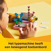 LEGO® Creator 31169 Typemachine met bloemen - thumbnail