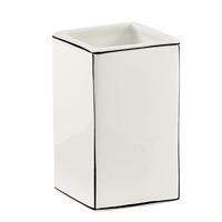 Tandenborstelhouder Sapho Lucrezia Vrijstaand 11x7 cm Keramiek Wit Sapho - thumbnail