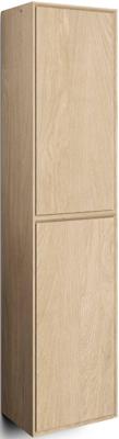 Looox Wood collection Wood hoge kast 2 dr push open -softclose 170x40x30cm eiken - old grey wwcf170-2