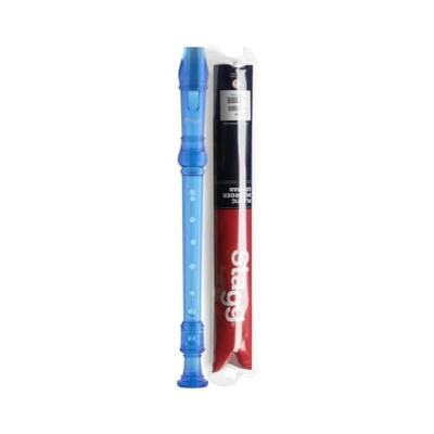 Stagg REC-GER/TBL sopraanblokfluit, Duitse boring, blauw