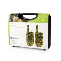 Walkie talkie Set | 2 Handsets | Tot 8 km | Koptelefoonoutput | 2 Headsets | Inclusief reiskoffer - thumbnail