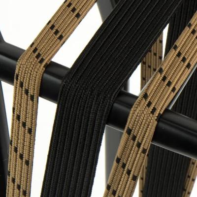 Qibbel Widek triobinder eye met haak 24+2x12mm zwart/chinin
