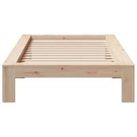 Bedframe zonder matras massief grenenhout 90x200 cm - thumbnail