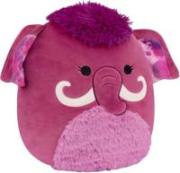 Squishmallows knuffel Magdalena de magenta wolharige mammoet - 30 cm - thumbnail