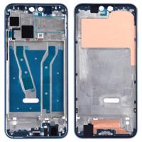 Front behuizing LCD-frame bezel plaat met Zijkleutels voor Huawei Y9 (2019) (blauw) - thumbnail