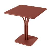 Fermob Luxembourg tuintafel kolom 71x71 cm Red Ochre - thumbnail
