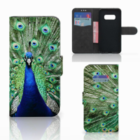 Samsung Galaxy S10e Telefoonhoesje met Pasjes Pauw - thumbnail