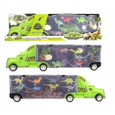 Jonotoys Dinosaurus vrachtauto 24 delig 47 cm lang
