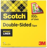 Scotch dubbelzijdige plakband ft 12 mm x 33 m - thumbnail