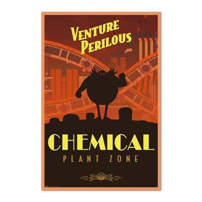Poster Sonic the Hedgehog - Venture Perilous Chemical Plant Zone 61x91,5cm