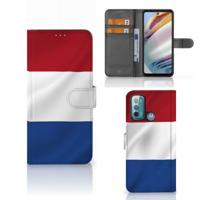 Motorola Moto G60 | Bookstyle Case | Nederlandse Vlag - thumbnail