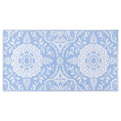 VidaXL Buitenkleed arakil 80x150 cm pp babyblauw VidaXL Buitenkleed arakil 80x150 cm pp babyblauw