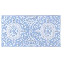 Buitenkleed 80x150 cm PP babyblauw - thumbnail