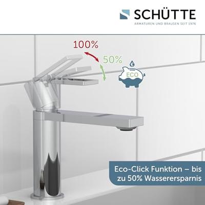 Schutte MANHATTAN Wastafelkraan | Chroom - 33010