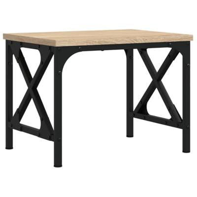 Printerstandaard 40x30x31 cm bewerkt hout sonoma eikenkleurig Printerstandaard 40x30x31 cm bewerkt hout sonoma eikenkleurig