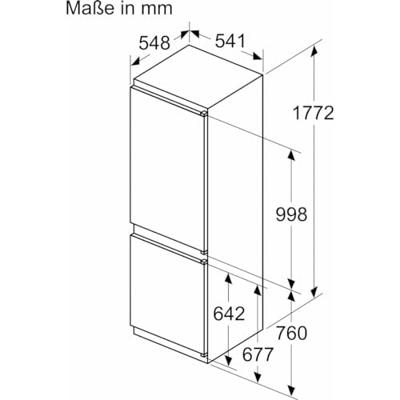 Siemens KI86NVSE0 Inbouw koel-vriescombinatie - thumbnail