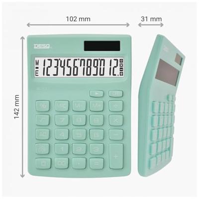 Desq bureaurekenmachine New Generation Compact 30100, groen