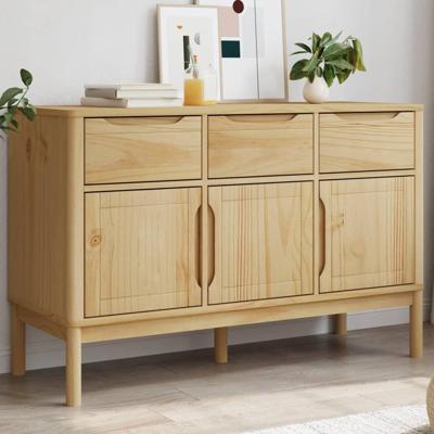 Dressoir FLORO 114x43x74 cm massief grenenhout wasbruin Dressoir FLORO 114x43x74 cm massief grenenhout wasbruin