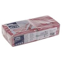Lunchservet tork advanced vierdevouw bordeauxrood - thumbnail