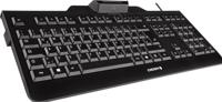 CHERRY KC 1000 SC toetsenbord Universeel USB AZERTY Belgisch Zwart - thumbnail