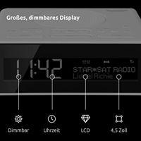 TechniSat DigitRadio 51 Wekkerradio DAB+, VHF (FM) AUX Wit - thumbnail