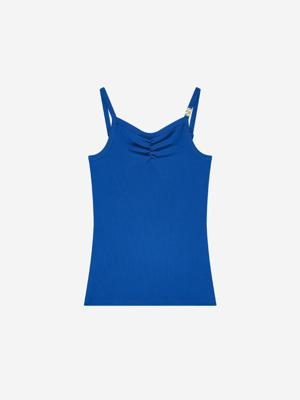 Nik&Nik zomer top meisjes - blauw, rib - Luuna