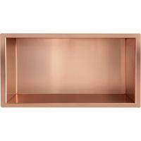 Saqu Shine inbouwnis 60x30x10 cm geborsteld brons koper pvd-coating - thumbnail