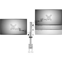 SpeaKa Professional SP-5986112 Monitor-tafelbeugel Aantal monteerbare displays: 2 Display(s) 33,0 cm (13) - 68,6 cm (27) Grijs In hoogte verstelbaar, - thumbnail