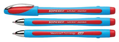 Schneider Schreibgeräte Slider Memo XB 150202 Balpen 0.5 mm Kleur inkt: Rood 1 stuk(s) Schneider Schreibgeräte Slider Memo XB 150202 Balpen 0.5 mm Kleur inkt: Rood 1 stuk(s)