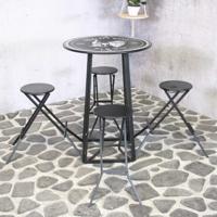 Barset Columbus 4-persoons Inklapbaar - thumbnail