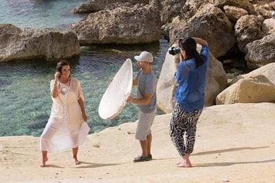 Manfrotto Bottletop 5:1 95cm diffuser + goud/wit & sunfire/zilver Manfrotto Bottletop 5:1 95cm diffuser + goud/wit & sunfire/zilver