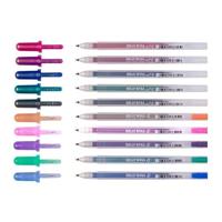 Gelschrijver Sakura Gelly Roll Gold Silver Shadow set à 10 kleuren - thumbnail