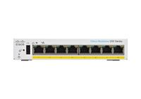 Cisco CBS250-8PP-D Smart Business Switch | 8 GE-poorten | Gedeeltelijke PoE | Levenslange beperkte hardwaregarantie (CBS250-8PP-D-EU) - thumbnail
