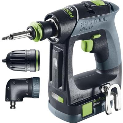Festool CXS 12 2,5-Set Accu Schroefboormachine 12V 2.5Ah in Systainer - 576865 - thumbnail