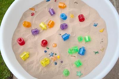 Tickit Doorschijnende Kleurenpotten 18 stuks - thumbnail