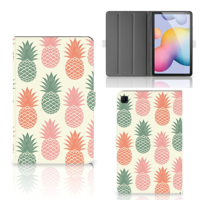 Samsung Galaxy Tab S6 Lite | S6 Lite (2022) Tablet Stand Case Ananas - thumbnail