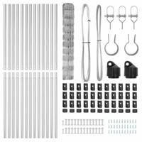 Weidehekwerk Zilver 25 x 1 m Gegalvaniseerd staal - thumbnail