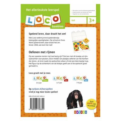 Zwijsen Loco Oefenboekje Bambino Ik Rijm Zwijsen Loco Oefenboekje Bambino Ik Rijm