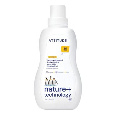 Attitude Nature+ - vloeibaar wasmiddel - citrusschillen - 1,05l