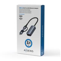 USB-kabel Aisens A109-0710 Grijs - thumbnail