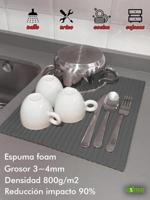 Antislipmat Exma Aqua-Mat Basic Grijs 15 m x 65 cm PVC Multifunctioneel - thumbnail