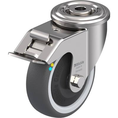 Blickle LEXR-PATH 100KFD-FI-ELS Zwenkwiel met rem Wieldiameter: 100 mm Draagvermogen (max.): 130 kg 1 stuk(s)