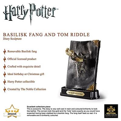 Noble Collection Harry Potter: Basilisk Fang and Tom Riddle Diary decoratie