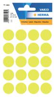 Etiket herma 1884 rond 19mm fluor geel 100st - thumbnail