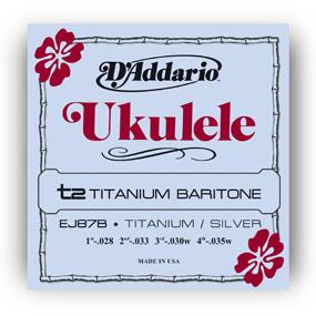 D'Addario EJ87B Pro Arte Titanium snarenset voor bariton ukelele D'Addario EJ87B Pro Arte Titanium snarenset voor bariton ukelele