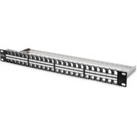 Digitus DN-91424 48 poorten Netwerkpatchpaneel 483 mm (19) CAT 6A 1 HE Meerdere kleuren Niet ingericht - thumbnail