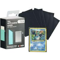 Kaarthoesjes - Konix - Matte hoesjes 66 x 91 mm, wedstrijdformaat - 100 hoesjes - Magic: The Gathering, Pokémon - Turkooisblauw - thumbnail