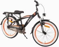 AMIGO Roady 20 Inch Jongens Terugtraprem Zwart/Oranje - thumbnail